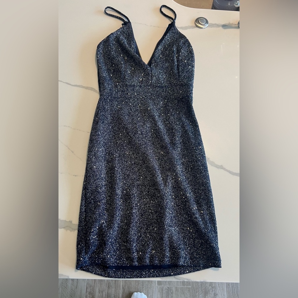 Sexy blue dress